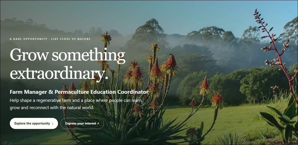 Farm Manager & Permaculture Education Coordinator